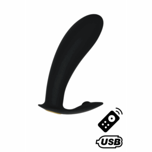 ERNEST, Mini vibromasseur avec stimulateur clitoridien USB, avec télécommande