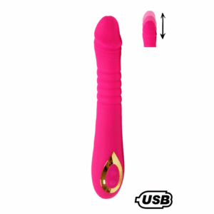 TWIST Rose, Vibromasseur "va-et-vient" USB en silicone médical, doté de 18 modes de stimulation