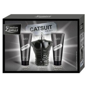 Coffret Eau de toilette Catsuit for Men, gel douche et un baume après rasage