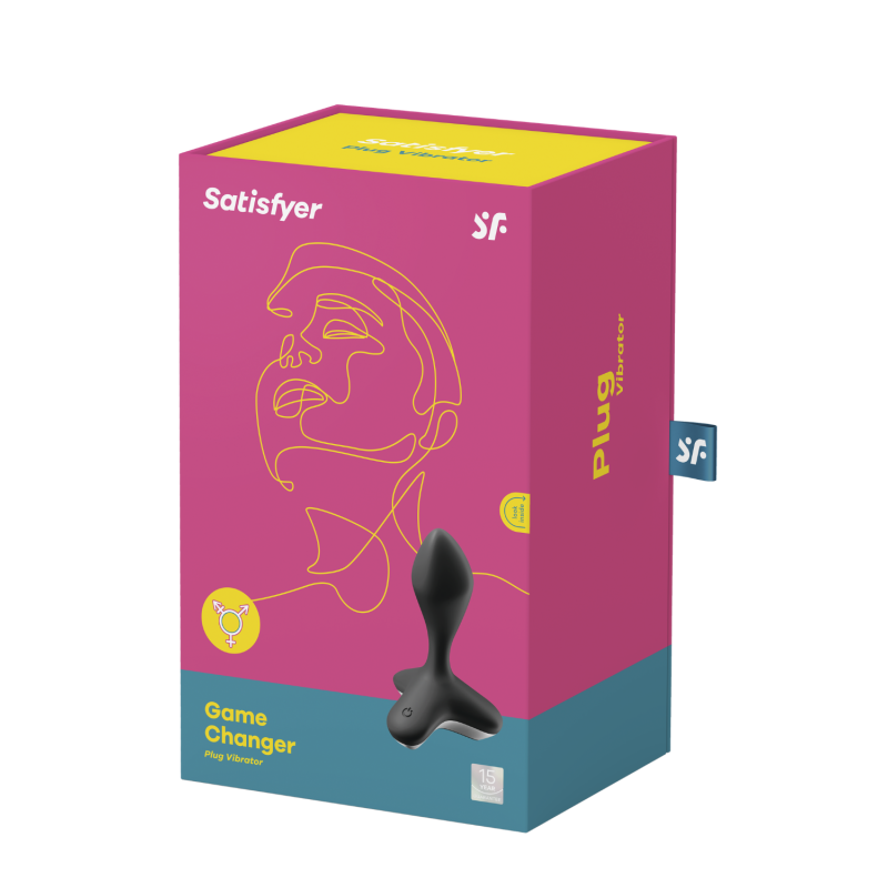 Vibromasseur anal USB noir Game Changer Satisfyer – Image 3
