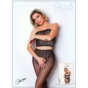 Ensemble 2 pièces résille ouvert à l'entrejambe - Le Numéro 2 - Collection Ensemble